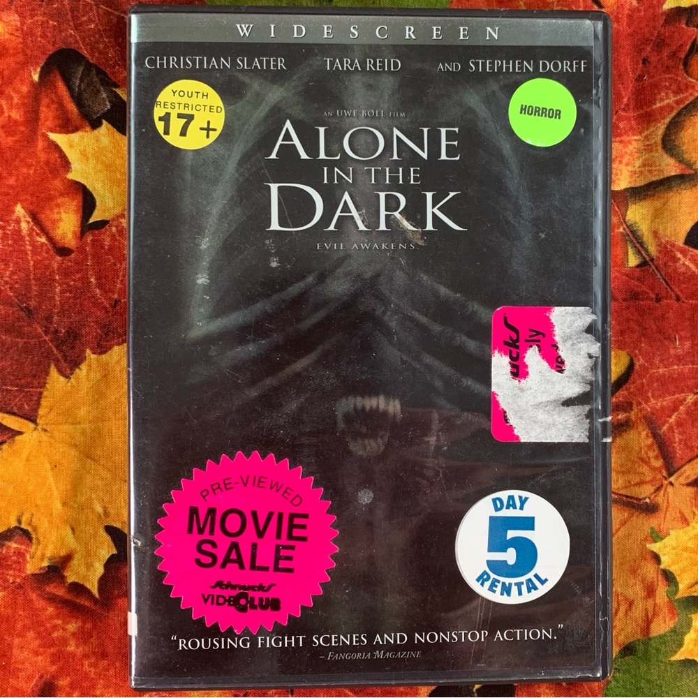 Alone in the Dark DVD.